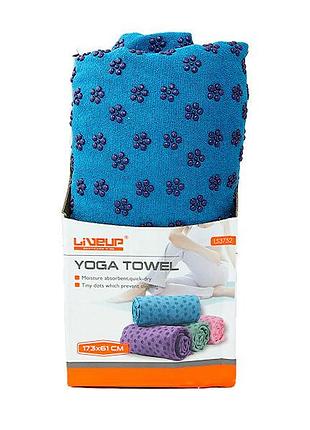 Рушник для йоги liveup yoga towel