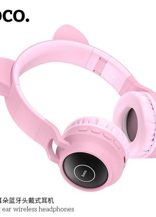 Наушники bluetooth hoco w27 cat ear ушки