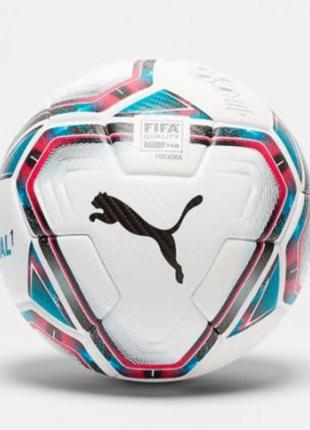 М'яч футбольний puma team final 21.1 fifa quality pro ball білий, синій, червоний уні 5