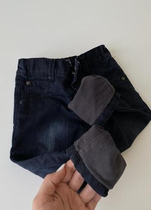 Утепленные джинсы next для мальчика 9-12 мес 80 см5 фото