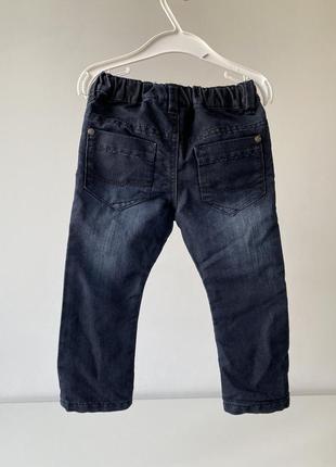 Утепленные джинсы next для мальчика 9-12 мес 80 см7 фото