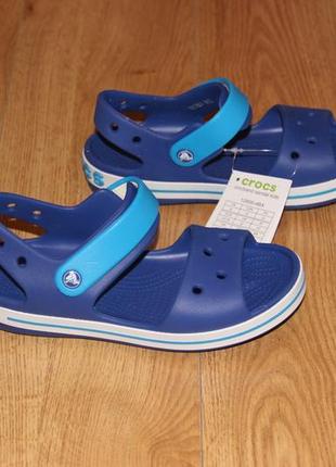 Детские босоножки сандалии crocs crocband кроксы с13, j1, j2, j3 оригинал8 фото