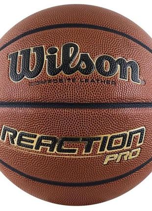 М'яч баскетбольний wilson reaction pro 295 size 7