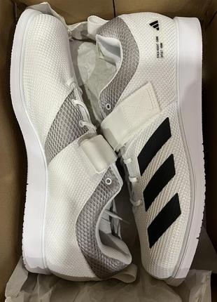 Кроссовки для тяжелой атлетики adidas powerlift 5 weightlifting shoes white gy89194 фото