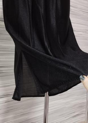 Чорна нижня спідниця под'юпник 3 шт.4 фото