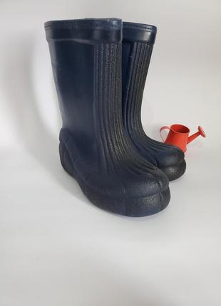 Детские утепленные резиновые сапожки для мальчика