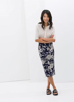 Красивейшая юбка карандаш zara высокая посадка