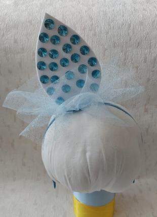 Аксесуари, прикраси для волосся. осінній обруч обідок ободок на свято осені, весни до костюму крапелька, дощик краплинка хмаринка v.j.v.