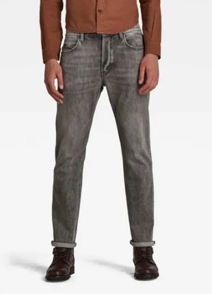 Джинсы g-star triple a straight jeans джинсы мужские классические серые