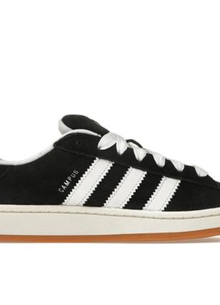 Замшеві чоловічі кеди adidas campus 00s core black6 фото