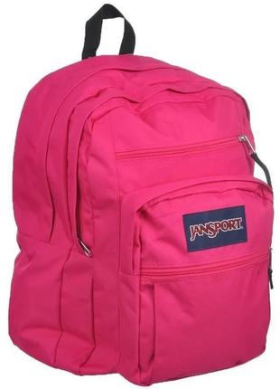 Міський рюкзак 34l jansport backpack big student рожевий4 фото