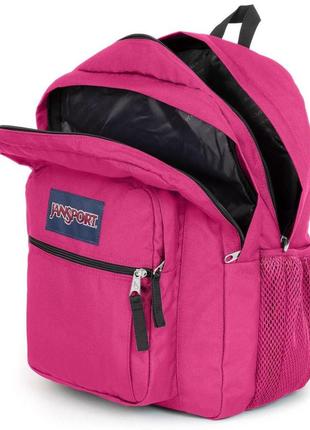 Міський рюкзак 34l jansport backpack big student рожевий10 фото