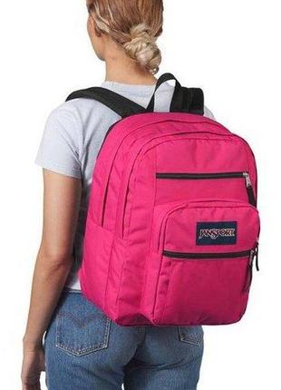 Міський рюкзак 34l jansport backpack big student рожевий2 фото