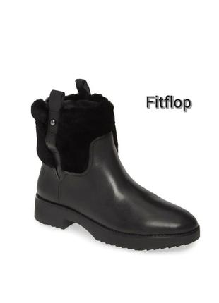 Шкіряні ботільйони fitflop