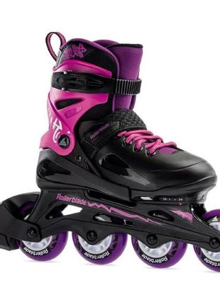 Ролики дитячі rollerblade fury g 2024 (черно-розовый, 29-33)