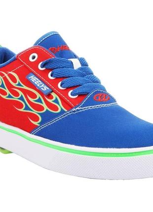 Роликовые кроссовки heelys pro 20 red blue neon green he100999 (35)3 фото