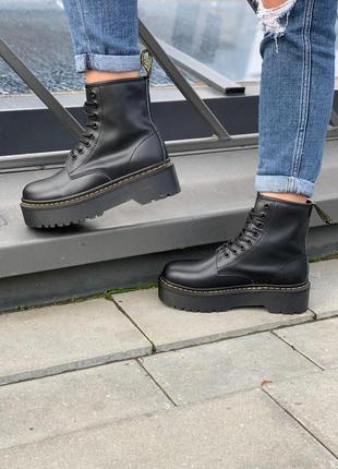 Dr. martens jadon black no logo 1