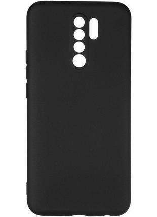 Чохол накладка full soft case для apple iphone 12 mini чорний з мікрофіброю всередині