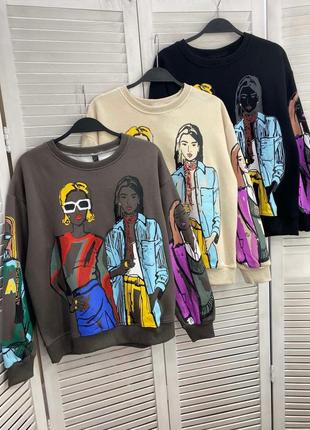 Світшот  в стилі zara