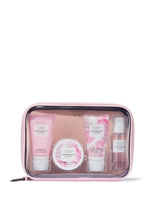 Подарунковий набір вікторія сікрет victoria's secret pomegranate and lotus the balance starter kit виктория сикрет набор2 фото