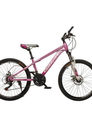 Велосипед oskar 24"m16021 фіолетовий (24-m16021-pu) (24-m16021-pu)