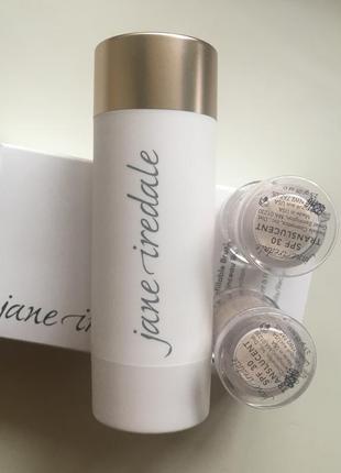 Jane iredale powder me spf 30 dry sunscreen минеральная солнцезащитная пудра1 фото