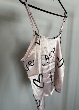 Пижама love розовая