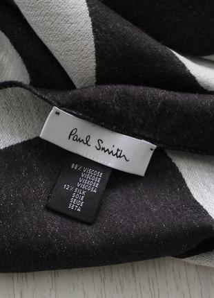 Неймовірно красивий та обʼємний шарф paul smith made in italy4 фото