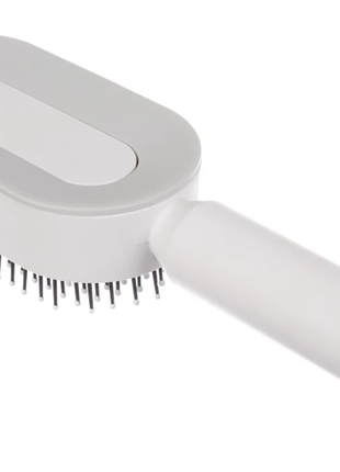 Антистатичний гребінець для волосся, що самоочищається з масажуючим ефектом central hollow 3d comb