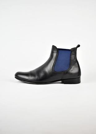 Мужские зимние туфли ботинки натуральный мех челси karl lagerfeld