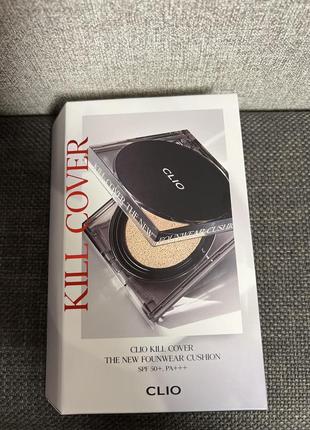 Кушон тональный clio kill cover calming cushion all new 3,5 vanilla