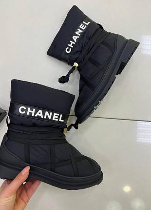 Сапоги жіночі chanel 🌟🌟🌟1 фото