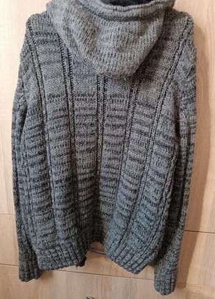 Мужской свитер,мужская вязаная кофта,зимняя кофта,вязаный свитер, фирменная кофта,тёплая кофта4 фото