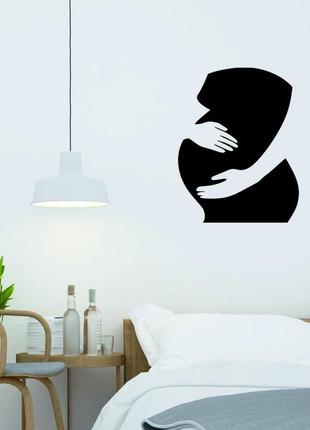 Декоративне настінне панно «вагітна жінка», декор на стіну6 фото