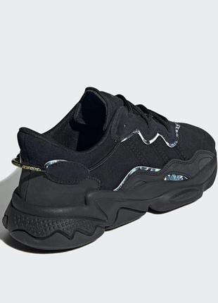 Женские кроссовки adidas ozweego ie9637 черный оригинал4 фото