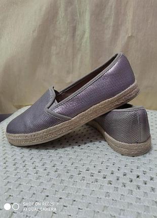 Шкіряні мокасини сліпони експадрілії clarks collection cushion soft