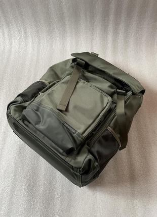 Новий рюкзак calvin klein (ck utility backpack olive) з американками6 фото