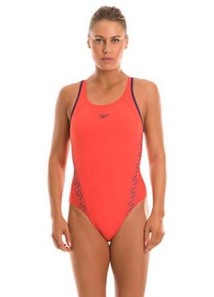 Модний суцільний злитий купальник speedo