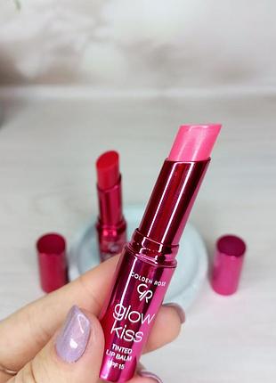 Бальзам для губ golden rose glow kiss tinted lip balm spf 15