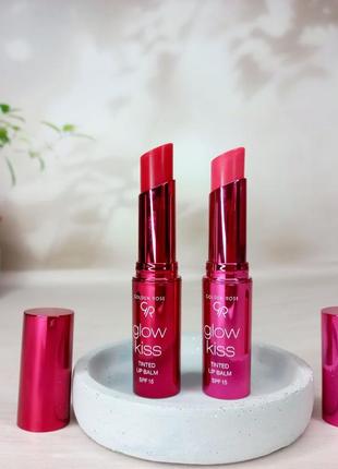 Бальзам для губ golden rose glow kiss tinted lip balm spf 152 фото