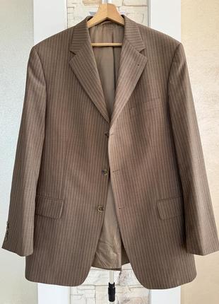 Шерстяной пиджак блейзер с мужского плеча authentic clothing company4 фото