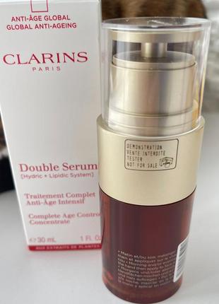 Clarins double serum сироватка для обличчя8 фото