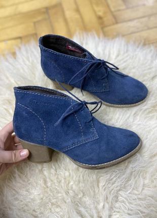 Фірмові замшеві черевички tamaris1 фото