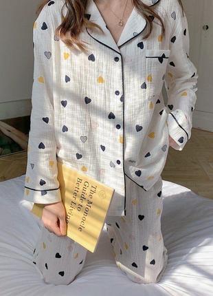 Муслиновая пижама7 фото