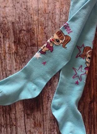 Демисезонные колготки лол lol для девочки 2-3 года