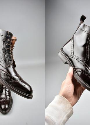 Чоловічі чоботи туфлі з перфорацією staford англія6 фото