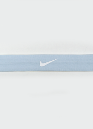 Повязка nike headband голубая