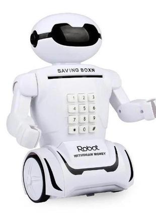 Электронная детская копилка - сейф с кодовым замком и купюроприемником робот robot bodyguard и gl-357 лампа6 фото