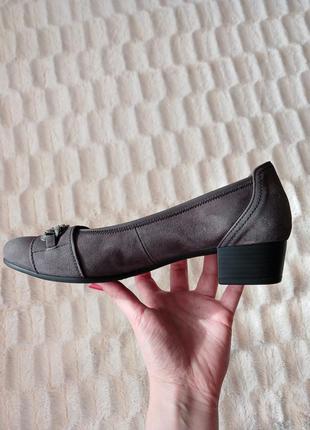Туфли натуральная замша и кожа туфлы от gabor7 фото