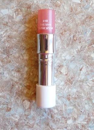 Мягкая помада-блеск сlinique colour surge butter shine lipstick 419 first love тестер